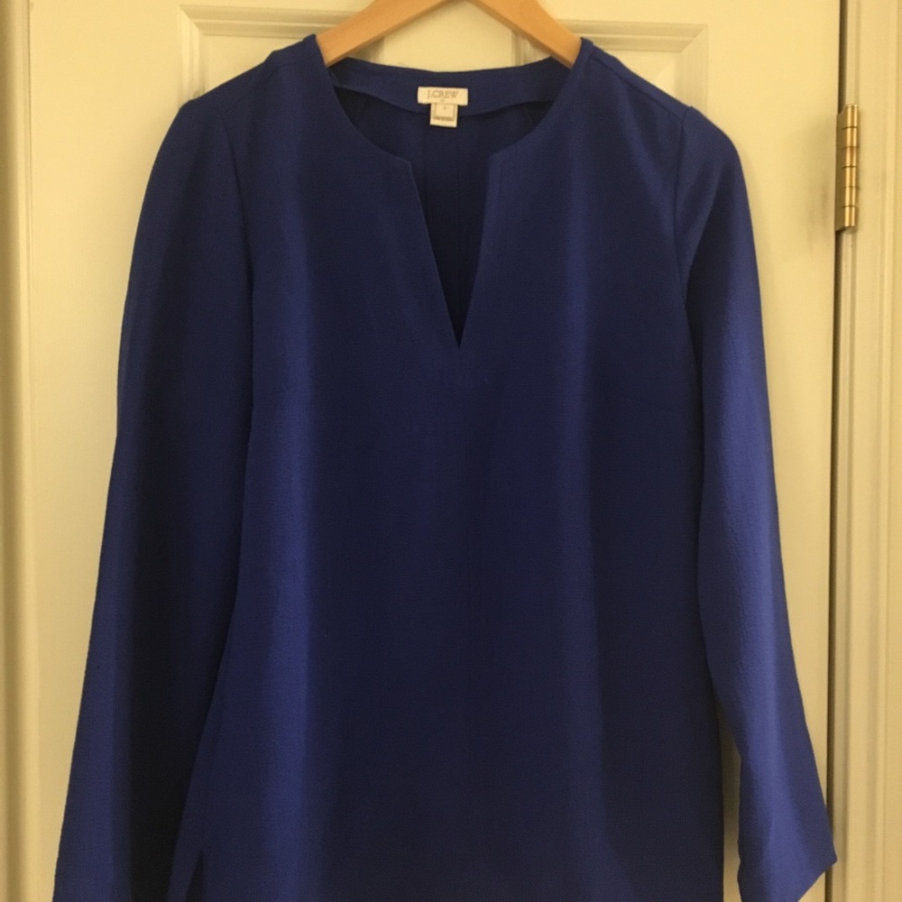 J crew 8 ladies blue top